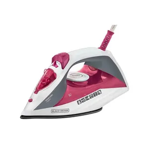 Ferro de Passar a Vapor Antiaderente Black+Decker FX2200 Rosa 1200W
