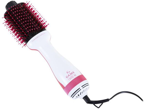 Escova Secadora GA.MA Italy Glamour Pink Brush 3D 1300W 3 Temperaturas