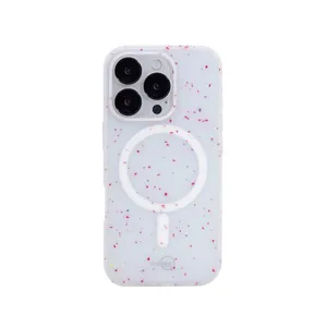 Capa iPhone 16 Pro Max, Originais iPlace, Party, Branca