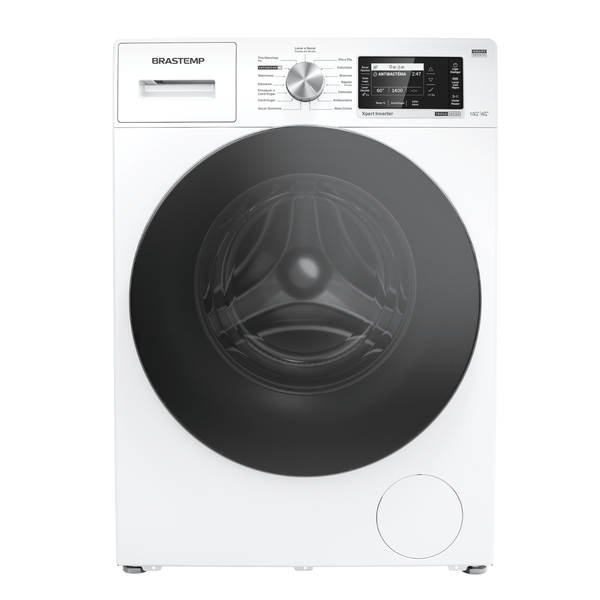 Lava e Seca Brastemp 10Kg/6Kg Branca com Smart Sensor e Triplo Vapor - BNC10AB 110V