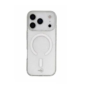 Capa iPhone 17 Pro Max Shine Com Proteção de Câmera Originais iPlace, Transparente com Brilho
