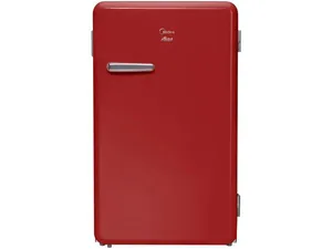 Frigobar Midea 95L Vermelho Retrô