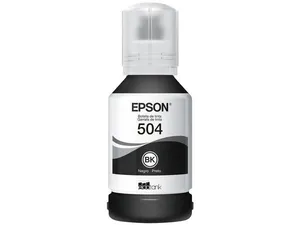 Garrafa Tinta Epson T504 Preto