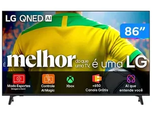 Smart TV 86" LG 4K QNED 86QNED73ASA