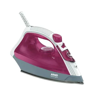 Ferro a Vapor Elétrico Arno Steamgliss Base Cerâmica Rosa FSGC 1200W 127V