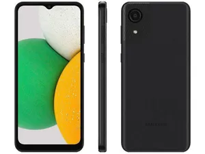 Smartphone Samsung Galaxy A03 Core 32GB Preto 4G Octa-Core 2GB Ram 6,5” Câm 8MP + Selfie 5MP