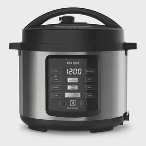 Panela de Pressão Elétrica Electrolux 5L Cor Inox Experience Digital por Rita Lobo (PCC15)