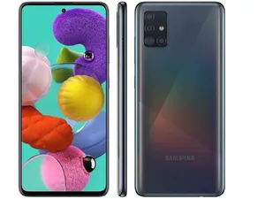 Smartphone Samsung Galaxy A51 128GB Preto 4G 4GB RAM 6,5” Câm. Quádrupla + Câm. Selfie 32M