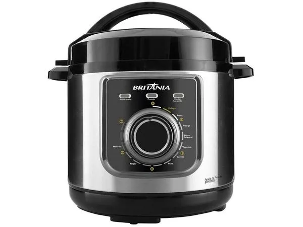 Panela de Pressão Elétrica Britânia Multifuncional BPP01PI 700W 3L