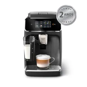 Cafeteira Philips Walita Espresso Superautomática LatteGo Série 2300 Cinza e Preto - EP2330