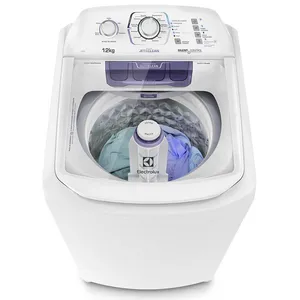 Máquina de Lavar Electrolux 12kg Branca Turbo Economia Silenciosa com Cesto Inox (LAC12) 127V