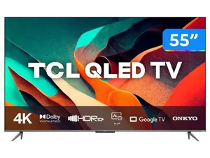 Smart TV 55” 4K UHD QLED TCL 55C635 60Hz Wi-Fi