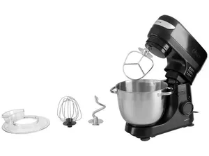 Batedeira Planetária Oster Preta 850W 12 Velocidades Tigela Inox 4L OBAT641 Batedeira Planetária Oster Preta 850W