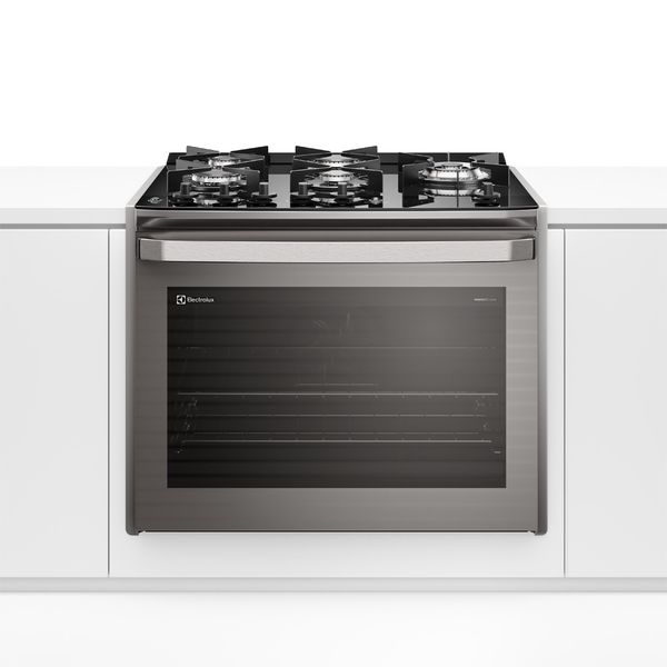 Fogão de Embutir 5 bocas Electrolux Cinza Experience Mesa Vidro, Grill e PerfectCook360 (FE5EG) 127V