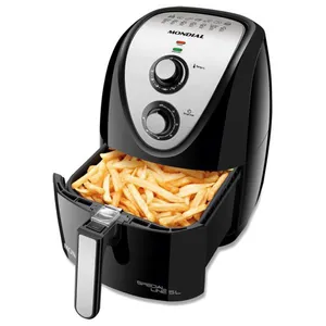 Fritadeira Elétrica Air Fryer Mondial AFN-51-BI 5L 2000W Inox