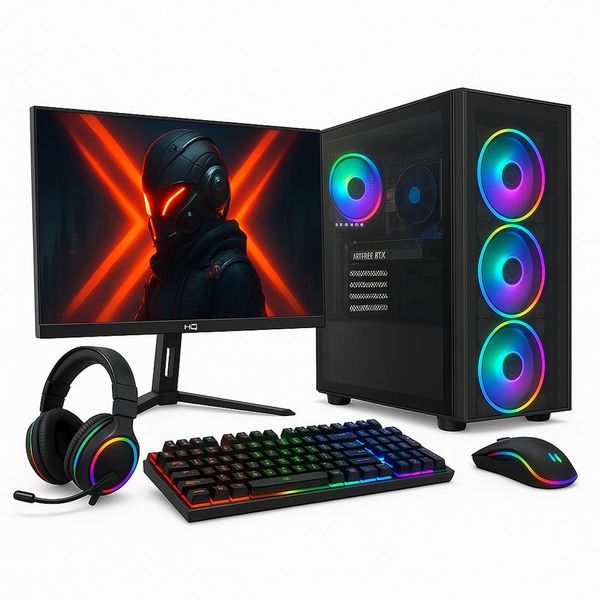 Pc Gamer Ryzen 5 5600GT 32GB GTX 1660 SSD 1TB Monitor 24