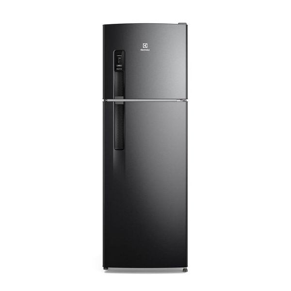Geladeira Electrolux Frost Free 380L AutoSense Inverter Black Inox Look (IF41B) 220V