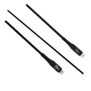 Cabo USB-C para Lightning 1,2 m, Originais iPlace, Preto