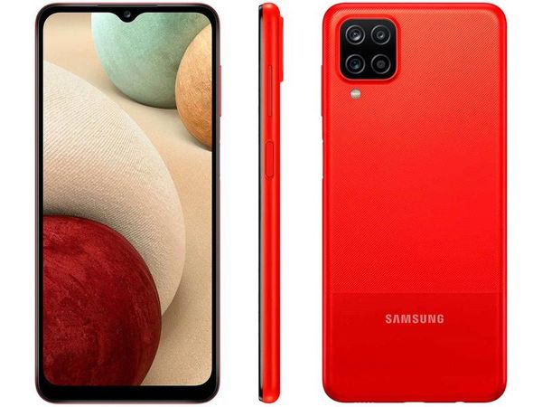 Smartphone Samsung Galaxy A12 64GB Vermelho