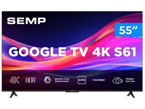Smart TV 55 SEMP 4K LED S62 Google TV