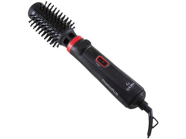 Escova Rotativa Secadora GA.MA Italy Eleganza Plus 3 em 1 com Ceramic Ion, Duplo Sentido de Rotação e Cabo Giratório 360° 1100W - Bivolt