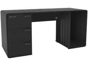 Mesa Gamer XT Racer Home Preto e Prata 3 Gavetas 1 Nicho