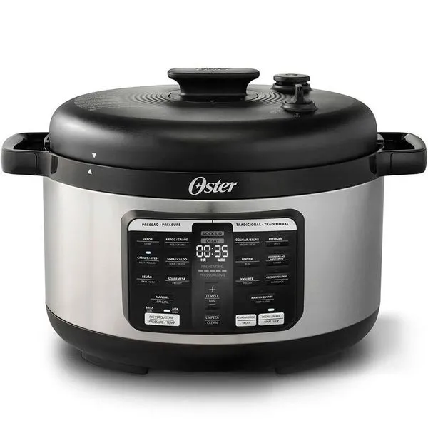 Panela De Pressão Elétrica Multifunções 5,7L Oster 220V