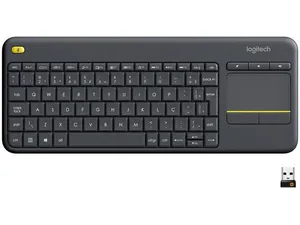 Teclado sem Fio com Touchpad Logitech ABNT2