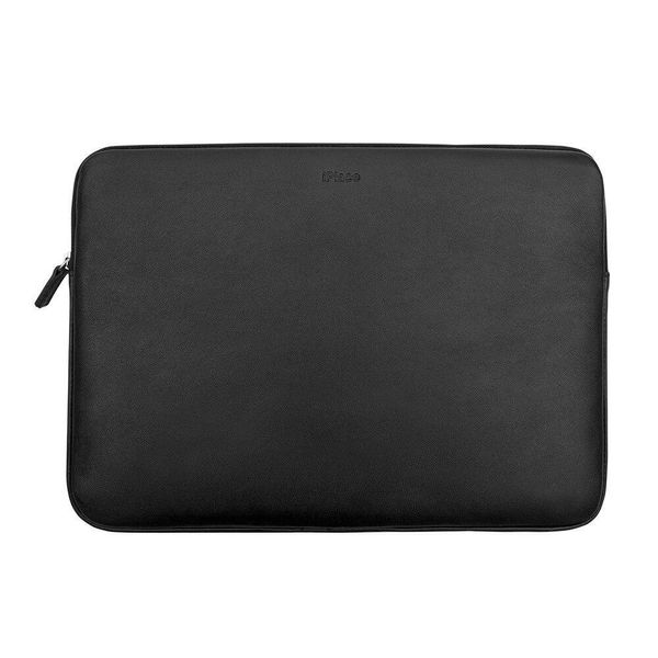 Capa Sleeve Macbook 16 iPlace, Pampas, Couro Preto