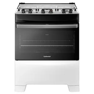 Fogão 5 Bocas com Forno 88,6L Continental Branco Bivolt