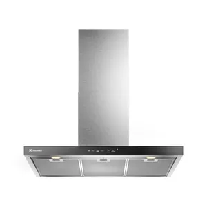 Coifa de Parede Electrolux 90cm Inox Experience com Inteligência Artificial e Alto Poder Sucção (CE9TF) 127V