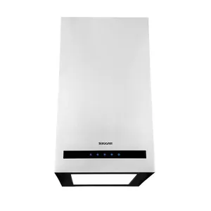 Coifa Suggar Ilha Quadrada Opala Led Painel Touch Inox 220v