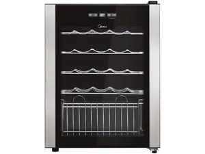 Adega Climatizada Midea 24 Garrafas com Painel Touch WBB241 com Compressor