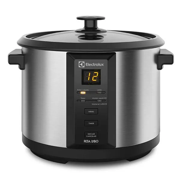 Panela Elétrica Electrolux por Rita Lobo 1,8L Preta Experience Digital ECC20 - 220v