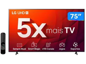 Smart TV 75” 4K UHD LED LG 75UR8750