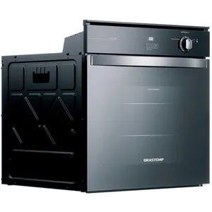 Forno De Embutir a Gás Brastemp BOA84 78 Litros - Inox