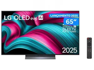 Smart TV 65" LG 4K OLED OLED65C5PSA webOS 25 α9 AI Processor 4K Gen8 Alexa 4 HDMI 2.1 3 USB