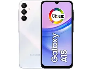 Smartphone Samsung Galaxy A15 6,5" 256GB Azul Claro 4G 8GB RAM Câm. Tripla 50MP + Selfie 13MP 5000mAh Dual Chip