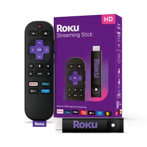 Roku Streaming Stick 2025, Dispositivo para TV HD/FHD com Controle por Voz