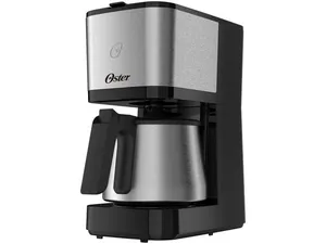Cafeteira Elétrica Oster OCAF650 Jarra Inox 32 Cafés Preta