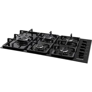 Cooktop Suggar 5 Bocas com Tripla Chama em Ferro Fundido FG5335VP Bivolt