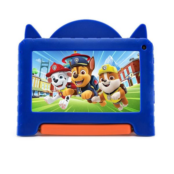 Tablet Patrulha Canina Chase com Controle Parental 2GB RAM 32GB Tela 7" Case Wi-Fi Android 13 Quad Core Multi
