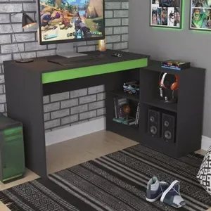Mesa Gamer Escrivaninha 4 Nichos B24