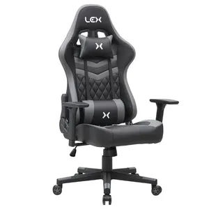 Cadeira Gamer Olympians Hades Preta e Cinza