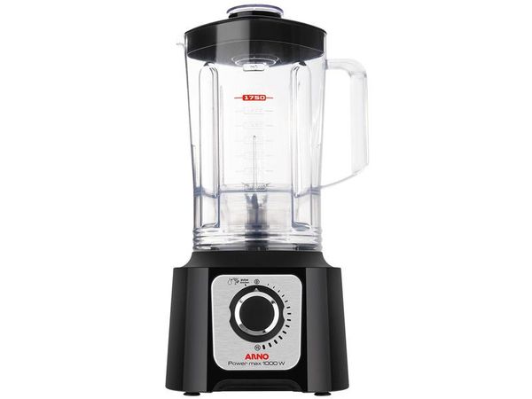 Liquidificador Arno Power Max 1000 Preto - 15 Velocidades 1000W