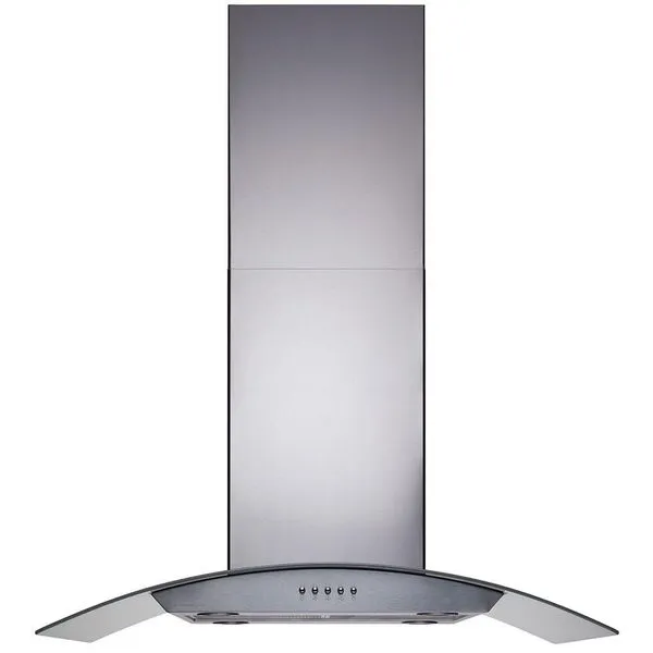 Coifa De Ilha Cadence Gourmet Vidro Curvo 90cm 110V