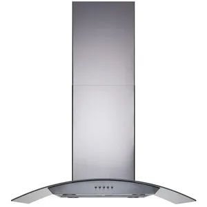 Coifa De Ilha Cadence Gourmet Vidro Curvo 90cm 110V