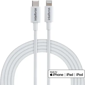 Cabo iPhone USB-C Intelbras MFI 1,2m - Branco
