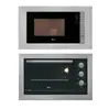 Kit Fischer Fit Line Micro-Ondas + Forno ElÉTrico Inox 220v