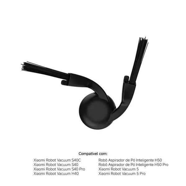 2X ESCOVA LAT. ANTI-EMARANHAMENTO ROBÔ XIAOMI SERIE S40/H40